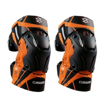 K01-3-Sunny OrangeCuirassier K01 Ochronne nakolanniki motocyklowe Motocross