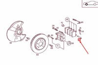 Купити Mercedes-benz sl r129 шарова опора гальма колеса передній a0019915160, фото thumb