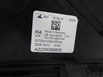 фото thumb №14, Mercedes s w222 222 рестайлінг лампа права multibeam led