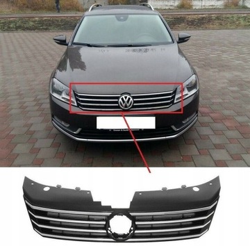 фото thumb №1, Решётка решётка радиатора volkswagen passat b7 11.2010-
