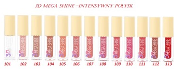 Golden Rose Błyszczyk do ust 3D Mega Shine 121