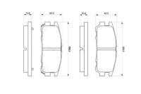 фото thumb №2, Bosch 986 424 367 набор тормозных колодок тормозных, тормоза дисковые