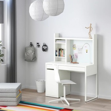 Письменный рабочий набор МИККЕ 105х50 см белый IKEA
