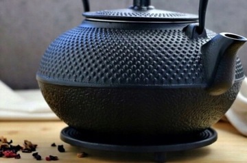 Набор чугунных чайников 1,5 л + шайба + 4 чашки