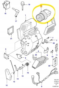 фото thumb №1, Mercedes glk x204 , 2008- | повітродувка салону вентилятор обдув +ac
