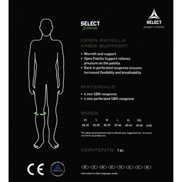 ND05_S0527-M 6200 Коленный бандаж Select 6200 р.М