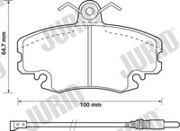 фото thumb №2, Тормозные диски тормозные колодки перед jurid renault thalia ii
