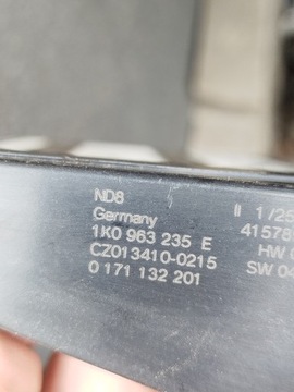 фото thumb №6, Радіаторів підігрівач електричний vw golf 5 v audi a3 8p 1k0963235e