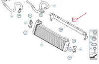Bmw m5 e60 радиатор масла канал воздуха 17212282824 2282824 оригинальный с Разборки, фото thumb