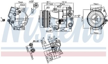 фото thumb №13, Nissens 890259 компрессор, кондиционер 890259 nis