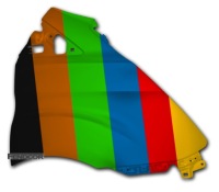 фото thumb №1, Крыло правый ford transit custom 13-17 w kolorze