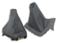 Купить Volvo s80 1998-2006 комплект чехлы рычага ciemno серая 1 нити, фото thumb