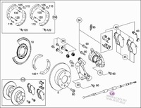 фото thumb №1, Трос гальма ручного mercedes sprinter 906 оригінальний номер