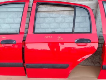 фото thumb №1, Двері лівий зад hyundai getz рестайлінг 5 двері or червоний 5d