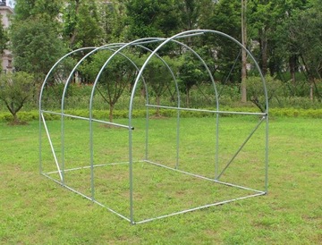 САДОВАЯ ТЕПЛИЧНАЯ ТУННЕЛЬ 6М2 3x2x2m ДЛЯ ОВОЩЕЙ БОЛЬШАЯ ПАЛАТКА ИЗ ФОЛЬГИ