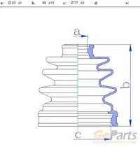 фото thumb №1, Захист гумовий шарнір внутрішнього