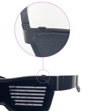 Светодиод Bluetooth для Raves Fun, мигающий дисплей, розовый