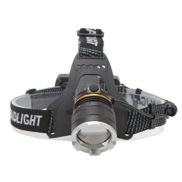 LAMPA CZOŁOWA JASNA LATARKA CZOŁOWA LED IPX6 USB REGULOWANA LAMPA