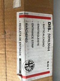 фото thumb №7, Накладки порог хром nowe оригинал оригинальный номер alfa romeo 50903044