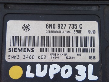 фото thumb №4, Компьютер vw lupo 1.2 tdi 6n0927735c европа