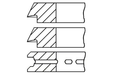 фото thumb №2, Кільця компресора śr 85mm std wys 2 4mm kpl na 1 поршень daf goetze