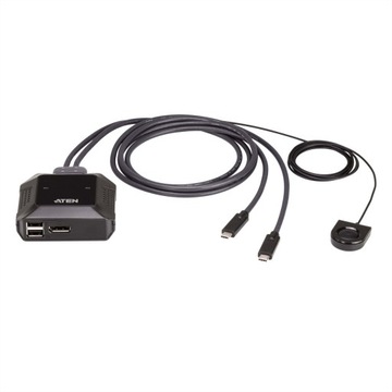 KVM-переключатель ATEN, 2 порта USB-C 4K DP US3312