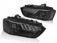Купити Фари передні audi a4 b8 12-15 чорний  led, фото thumb