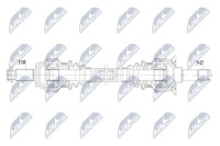 Купити Привідний вал привідна bmw 5 f10/f11 10- /задня, ліва/, фото thumb