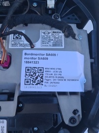 фото thumb №3, Mini f54 f55 f56 f60 экран монитор дисплей радио 8.8 9824925