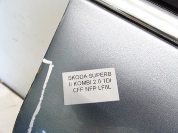 фото thumb №11, Двері праві перед lf8l 9157 skoda superb 2 ii 08-15r