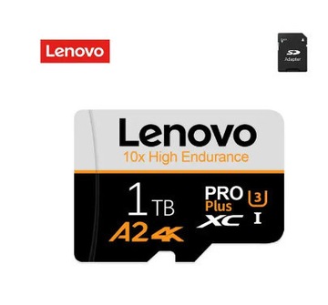 Карты памяти Lenovo 1 ТБ Micro SDXC — 1000 ГБ + адаптер