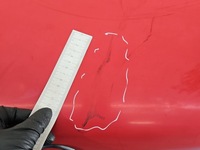 фото thumb №4, Кришка багажника зад opel astra i f sedan червоний