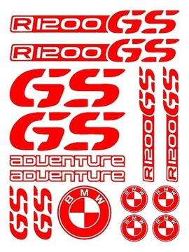 BMW R 1200 GS _ НАКЛЕЙКИ _ ЦВЕТА