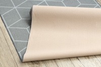 РЕЗИНОВАЯ КУБИЧНАЯ ПОЛОЖКА 57 см 3D CUBE серый ^*Q3436