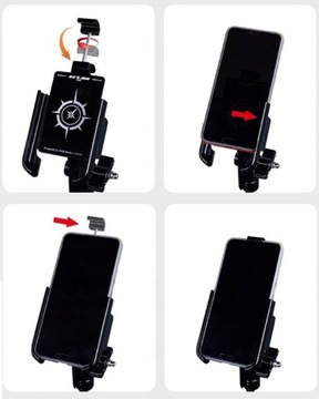 Motocyklowy Rowerowy uchwyt na telefon GUB P50
