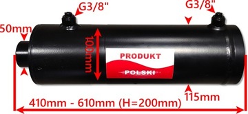 ГИДРАВЛИЧЕСКИЙ ЦИЛИНДР SMTG 100x50x200 L= 410мм
