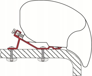 Zestaw adapterów do markizy F65 Standard FIAMMA
