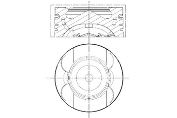 фото thumb №2, Поршень 83 std mercedes c c204 c t-model s204 c w204 cls c218 cls