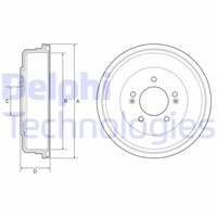 фото thumb №2, Delphi барабан тормозной