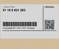 фото thumb №1, Зеркало внутренний. ec / led / gto / компас bmw 3 f30 f34 gt lci 4 f83 m4 f32