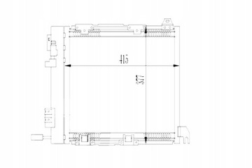 фото thumb №11, Конденсатор радіаторів кондиціонера opel astra g 98- 1.7 td zafira a 99- 1