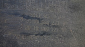 фото thumb №7, Mercedes a класс w177 накладка бампера зад спойлер