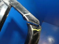 Volvo xc90 2 r-design решётка нижняя бампера перед состояние как на фото Недорого, фото thumb