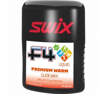 Smar do nart SWIX F4 100C w sztyfcie 100ml wosk NA CIEPŁE WARUNKI +10/-4