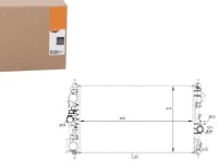 Купить Радиатор opel zafira 10 2001 nrf, фото thumb