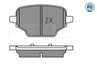 Купить Тормозные колодки тормозные задний 025 207 6417/pd meyle citroen, фото thumb