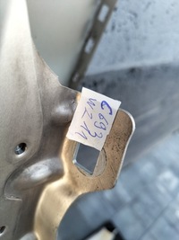 фото thumb №12, Крыло левый перед mercedes e-klasa w211 avangarde 02-06 цвет c693