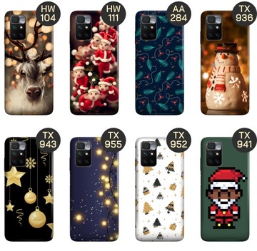 ЧЕХОЛ ДЛЯ XIAOMI REDMI 10 РОЖДЕСТВЕНСКИЕ УЗОРЫ ЧЕХОЛ С РОЖДЕСТВЕНСКИМ ПИНГВИНОМ