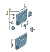 фото thumb №8, Element кріпильний кліпса оббивка 6q0868246 vw golf polo passat scirocco
