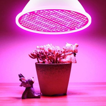ПАНЕЛЬНАЯ ЛАМПА 200 LED ДЛЯ ВЫРАЩИВАНИЯ РАСТЕНИЙ 20ВТ СИЛЬНЫЙ РОСТ КЛИП